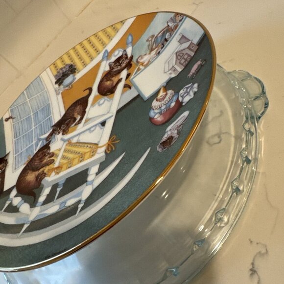 The Hamilton collection cat plate country kitties1988 Gerardi Rock and Rollers - Picture 3 of 14